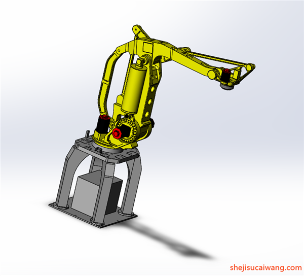 工业机器人机械臂机械手Solidworks模型3