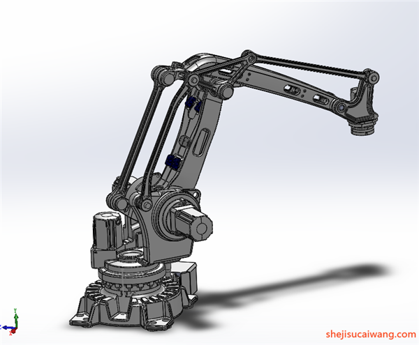 工业机器人机械臂机械手Solidworks模型2