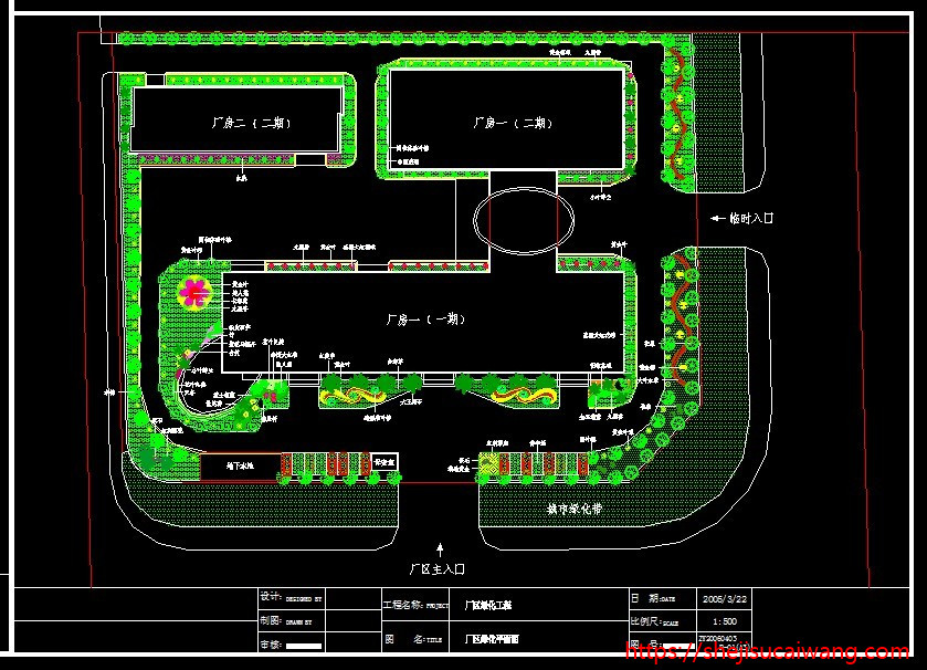厂房工业园产业园规划CAD3