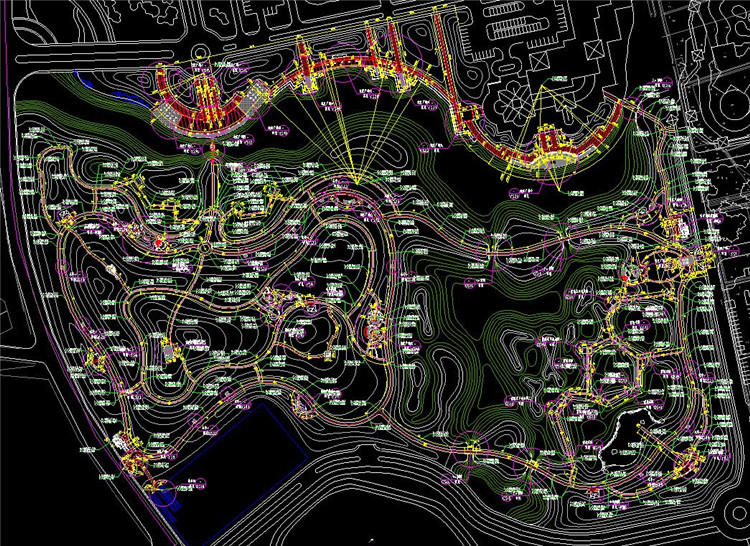 10城市公园CAD总图