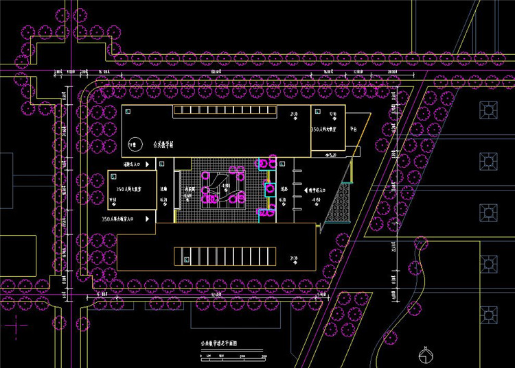 10新校区一期工程建筑单体方案设计图