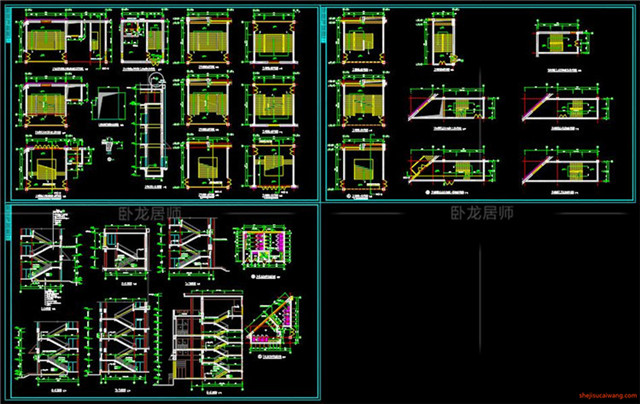 楼梯电梯CAD节点详图10