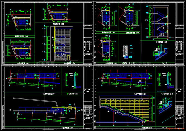 楼梯电梯CAD节点详图7