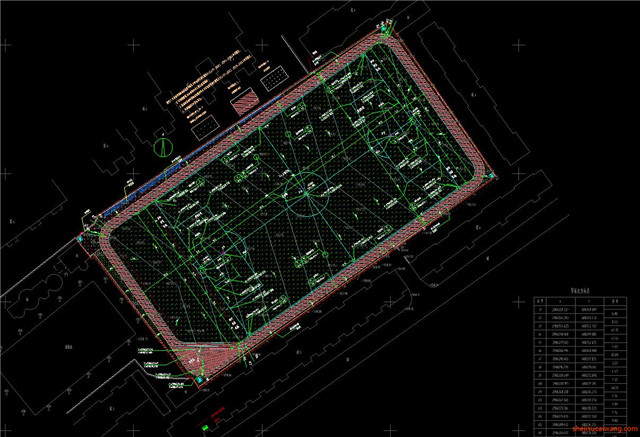 足球场设计CAD施工图1